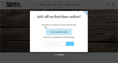 Desktop Screenshot of mericahat.com